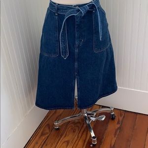 Levi’s Orange Tag Denim Skirt with Front Slit